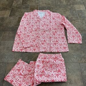 🥵 Men’s Red Pajama Set cozy pockets buttons up